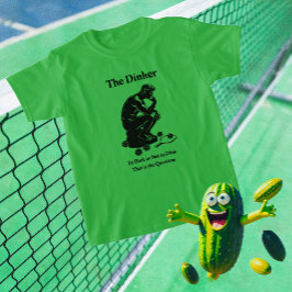 Leuke retro het Dinker Pickleball T-shirt