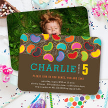 Leuke Retro Jellybeans Pop Foto Kinderen Verjaarda