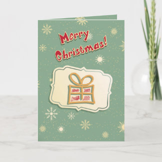 Leuke Retro Kerstkaart Feestdagen Kaart