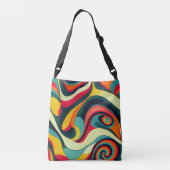 Leuke Retro Look Crossby Tote Tas (Achterkant)