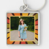 Leuke retro  moderne foto-inspiratie Sleutelhanger (Voorkant)