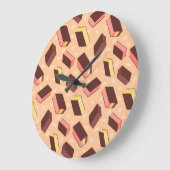 Leuke Retro Napolitaanse Ice Cream Sandwich Grote Klok (Hoek)