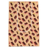 Leuke Retro Napolitaanse Ice Cream Sandwich Medium Cadeauzakje (Achterkant)