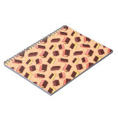 Leuke Retro Napolitaanse Ice Cream Sandwich patroo Notitieboek (Linkerzijde)
