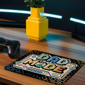 Leuke Retro Pixel Level Up Dad Gamer Player Muismat