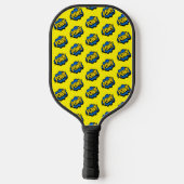 Leuke Retro Pop Art Pickleball Paddle (Achterkant)