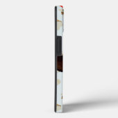 Leuke retro popcorn grillige Koe - rode strepen Case-Mate iPhone Case (Achterkant / Rechts)