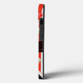 Leuke retro popcorn grillige Koe - rode strepen Case-Mate iPhone Case (Achterkant / Links)