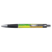 Leuke retro quad cirkels lussen geel groen pen (Achterkant)