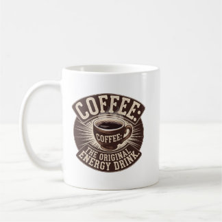 Leuke retro stijl koffie  koffiemok