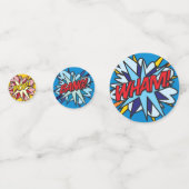 Leuke Retro Strip Pop Art Confetti (Achterkanten)