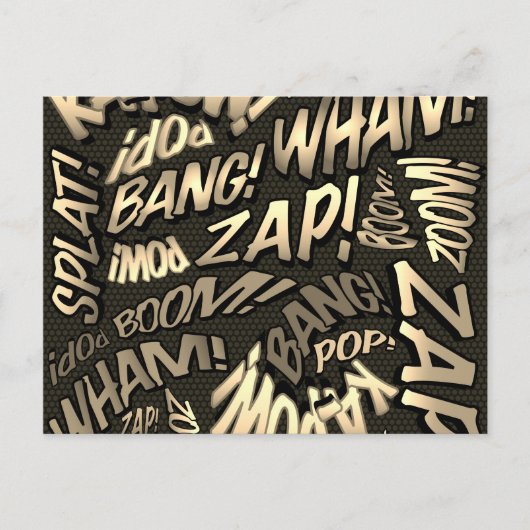 Leuke Retro Strip Pop Art Vintage Briefkaart (Voorkant)