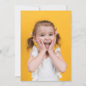 Leuke Retro Stripboek Foto Verjaardagsfeestje Kaart (Achterkant)