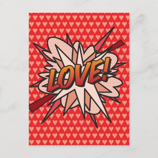 LEUKE Retro Stripboek Pop Art Briefkaart (Voorkant)