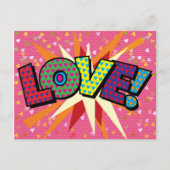 LEUKE Retro stripboek Pop Art Briefkaart (Voorkant)