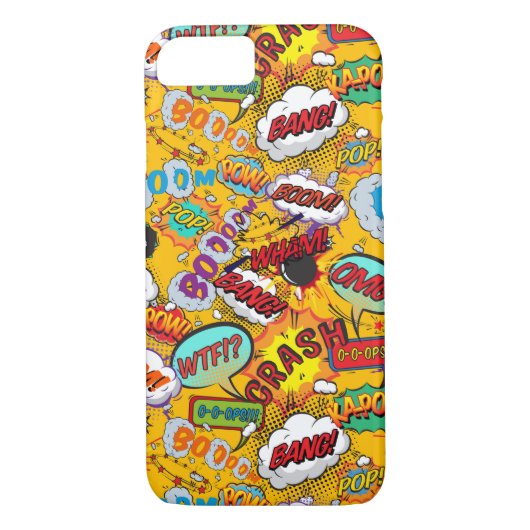 Leuke Retro Stripboek Pop Art Explosies Case-Mate iPhone Case (Achterkant)