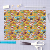 Leuke Retro Stripboek Pop Art Explosies Tissuepapier (Craft)