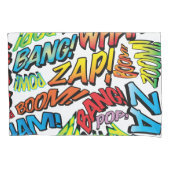 Leuke Retro Stripboek Pop Art Geluiden Kussensloop (Voorkant)