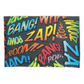 Leuke Retro Stripboek Pop Art Geluiden Kussensloop (Voorkant)