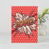 LEUKE Retro Stripboek Pop Art Kaart (Staand voorkant)