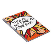 Leuke Retro Stripboek Pop Art Notitieboek (Rechterzijde)