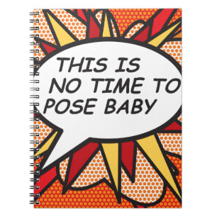 Leuke Retro Stripboek Pop Art Notitieboek