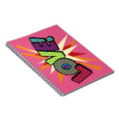 LEUKE Retro stripboek Pop Art Notitieboek (Rechterzijde)