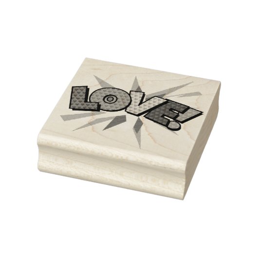 LEUKE Retro stripboek Pop Art Rubberstempel (Stempel)