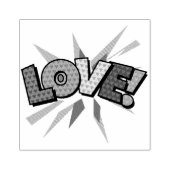 LEUKE Retro stripboek Pop Art Rubberstempel (Afrduk)