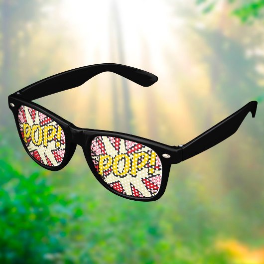Leuke Retro Stripboek POP Zonnebril