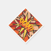 Leuke Retro Stripboek POW Servet (Hoek)