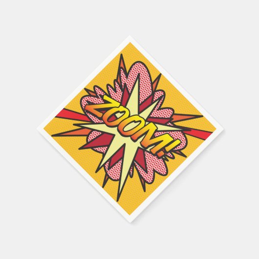 Leuke Retro Stripboek ZOOM Servetten (Hoek)