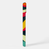 Leuke Retro Swirl iPhone 15 Plus Hoesje. Hoesje (Rechterkant)