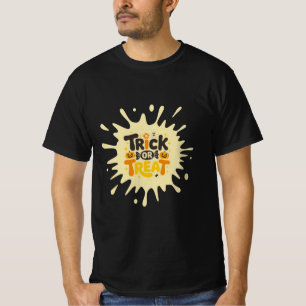 Leuke Retro "Trick or Treat" Spat Mensen Halloween T-shirt