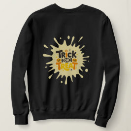 Leuke Retro "Trick or Treat" Splash Meisjes Hallow Trui