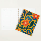 Leuke Retro Tuin Collage Patroon Motief Planner (Display)