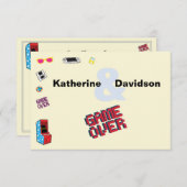 Leuke Retro Video Gamer 🎮💍 Trouwen RSVP Kaartje (Voorkant / Achterkant)