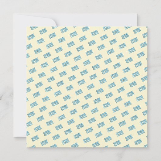 Leuke Retro Video Gamer 🎮💍 Trouwen Save The Date (Achterkant)