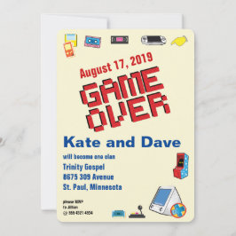Leuke Retro Videogamer 🎮 Trouwen Kaart