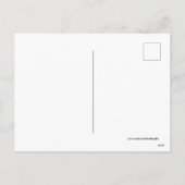 Leuke retro vintage schoonheidswinkel feestdagenkaart (Achterkant)