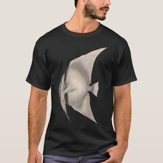 Leuke Retro Visvangst Spreuk T-shirt (Voorkant)