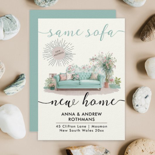 Leuke Retro Zelfde Sofa Nieuwe Home Bloemen Waterv Aankondiging