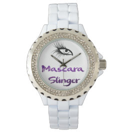 Leuke Rhinestone Horloge Mascara Slinger