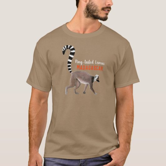 Leuke ringstaartlemur van Madagaskar T-shirt (Voorkant)