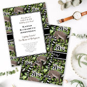 Leuke ringstaartmaki's Madagascar Oerwoud Party Kaart