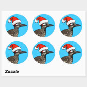 Leuke Roadrunner Sinterklaas Ronde Sticker (Vel)