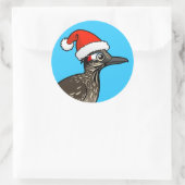 Leuke Roadrunner Sinterklaas Ronde Sticker (Tas)