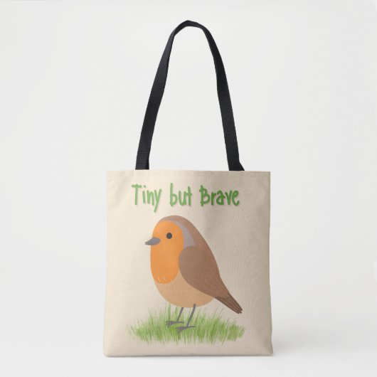 Leuke Robin Vogel Boodschappentas Tote Bag (Voorkant)