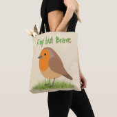 Leuke Robin Vogel Boodschappentas Tote Bag (Dichtbij)