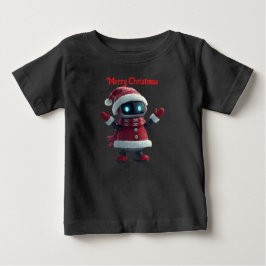 leuke robot kerst vakantie tech T-shirt